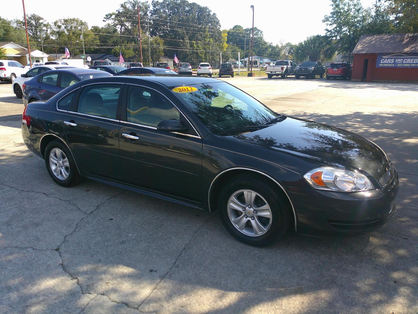 2012 GRAY CHEVROLET IMPALA LS (2G1WA5E30C1) , located at 10405 Abercorn Street, Savannah, GA, 31419, (912) 921-8965, 31.988262, -81.131760 - Photo#2